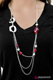 Paparazzi "May I Suggest..." Red Necklace & Earring Set Paparazzi Jewelry