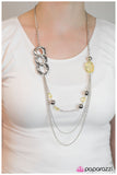 Paparazzi "May I Suggest..." Yellow Necklace & Earring Set Paparazzi Jewelry