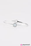 Paparazzi "May Your Days Be Sparkly" White Bracelet Paparazzi Jewelry
