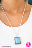 Paparazzi "Meadow Plains - Blue" necklace Paparazzi Jewelry