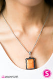 Paparazzi "Meadow Plains - Orange" necklace Paparazzi Jewelry