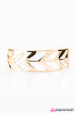 Paparazzi "Me and My Arrow - Gold" bracelet Paparazzi Jewelry