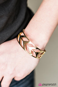 Paparazzi "Me and My Arrow - Gold" bracelet Paparazzi Jewelry