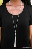 Paparazzi "Measured By Moments - Silver" necklace Paparazzi Jewelry