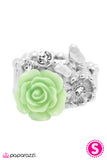 Paparazzi "Meet Me In The Meadow" Green Ring Paparazzi Jewelry