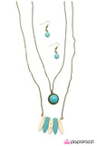 Paparazzi "Meet The Flintstones" necklace Paparazzi Jewelry