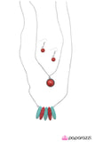 Paparazzi "Meet The Flintstones" Multi Necklace & Earring Set Paparazzi Jewelry