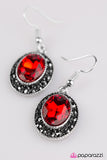 Paparazzi "Mega Babe" Red Earrings Paparazzi Jewelry