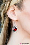Paparazzi "Mega Babe" Red Earrings Paparazzi Jewelry