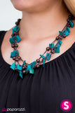 Paparazzi "Me, Myself, and ISLAND - Blue" necklace Paparazzi Jewelry