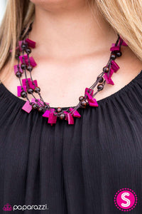 Paparazzi "Me, Myself, and ISLAND - Pink" necklace Paparazzi Jewelry