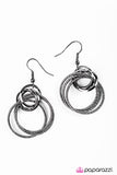 Paparazzi "Meridian Melody" Black Earrings Paparazzi Jewelry