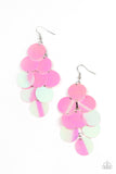 Paparazzi "Mermaid Shimmer" Pink Earrings Paparazzi Jewelry