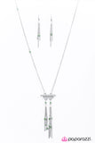 Paparazzi "Mesa View" Green Necklace & Earring Set Paparazzi Jewelry
