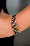 Paparazzi "Metallic Mantra - Black" bracelet Paparazzi Jewelry