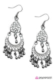 Paparazzi "Metallic Maven" Black Earrings Paparazzi Jewelry