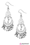 Paparazzi "Metallic Maven" Silver Earrings Paparazzi Jewelry