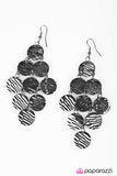 Paparazzi "Metallic Pools" Black Earrings Paparazzi Jewelry