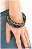 Paparazzi "Metal Mania" Black Bracelet Paparazzi Jewelry