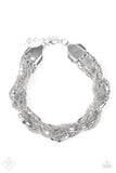 Paparazzi "Metal Marvel" Silver Bracelet Paparazzi Jewelry