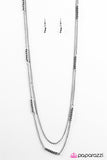 Paparazzi "Metal Musings - Silver" necklace Paparazzi Jewelry