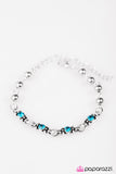 Paparazzi "Metro Movement" Blue Bracelet Paparazzi Jewelry