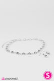 Paparazzi "Metro Rhythm" Silver Choker Necklace & Earring Set Paparazzi Jewelry