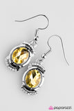 Paparazzi "Miami Majesty" Yellow Earrings Paparazzi Jewelry