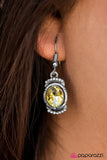 Paparazzi "Miami Majesty" Yellow Earrings Paparazzi Jewelry