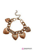 Paparazzi "Mi Amour" Copper Bracelet Paparazzi Jewelry