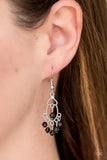 Paparazzi "Midnight Banquet " Black Earrings Paparazzi Jewelry