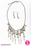 Paparazzi "Midnight Lights - Brass" necklace Paparazzi Jewelry