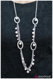 Paparazzi "Midnight Masquerade - White " necklace Paparazzi Jewelry