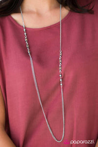 Paparazzi "Midnight Metropolis" Brown Necklace & Earring Set Paparazzi Jewelry