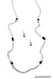 Paparazzi "Midnight Mirage - Black" necklace Paparazzi Jewelry