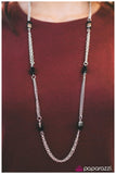 Paparazzi "Midnight Mirage - Black" necklace Paparazzi Jewelry