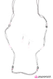 Paparazzi "Midnight Mirage - Pink" necklace Paparazzi Jewelry