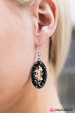 Paparazzi "Midnight Mosaic" Black Earrings Paparazzi Jewelry