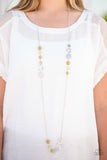 Paparazzi "Midnight Musical - Green" necklace Paparazzi Jewelry