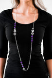 Paparazzi "Midnight Musical - Purple" necklace Paparazzi Jewelry
