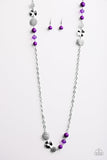 Paparazzi "Midnight Musical - Purple" necklace Paparazzi Jewelry