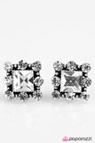 Paparazzi "Midnight Music" White Earrings Paparazzi Jewelry