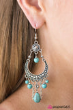 Paparazzi "Mighty Mojave - Blue" earring Paparazzi Jewelry
