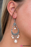 Paparazzi "Mighty Mojave - White" earring Paparazzi Jewelry
