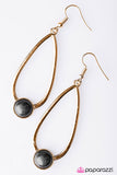 Paparazzi "Milestones - Black" earring Paparazzi Jewelry