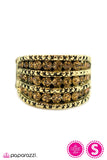 Paparazzi "Million Dollar Baby - Brass" ring Paparazzi Jewelry