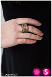 Paparazzi "Million Dollar Baby - Brass" ring Paparazzi Jewelry