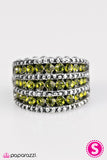 Paparazzi "Million Dollar Baby" Green Ring Paparazzi Jewelry