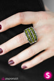 Paparazzi "Million Dollar Baby" Green Ring Paparazzi Jewelry