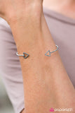 Paparazzi "Minimal Effort" Silver Bracelet Paparazzi Jewelry
